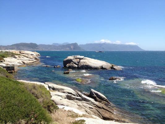 Calming coast line and ocean view